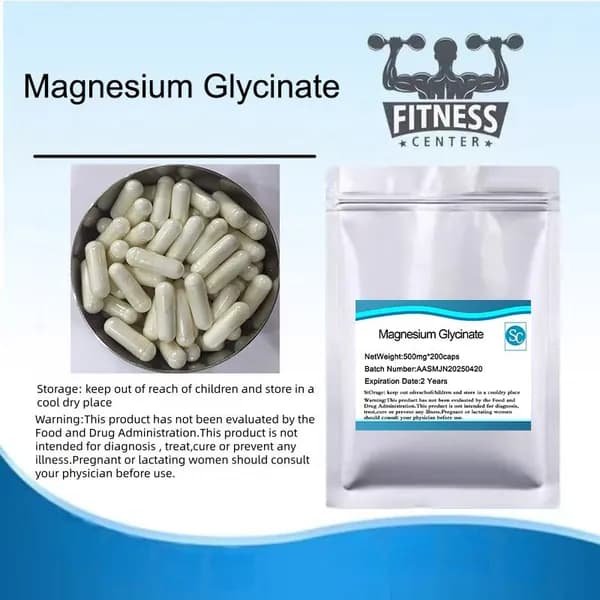 Магний глицинат, Капсулы 500 мг *200 гранула -Magnesium Glycinate