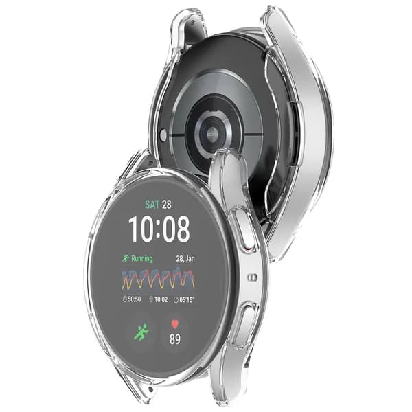 Прозрачный TPU-чехол для Samsung Galaxy Watch 7 (44 мм) с полной защитой