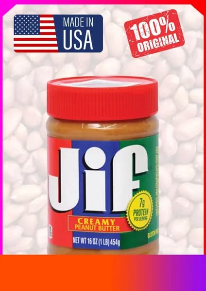 Jif Creamy Мягкое арахисовое масло 454 г