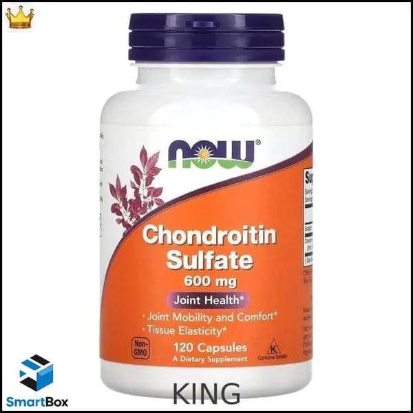 Foods, Chondroitin Sulfate, 600 мг, 120 капсул KING