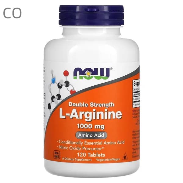 NOW Foods, L-спермидин (L-Arginine), 1000 мг, 120 таблеток