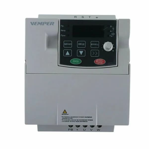 Преобразователь частоты 2,2 кВт VR100-022S2B (220В) (VEMPER)
