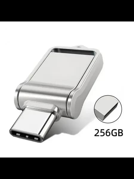 Флешка 256ГБ Type-C silver