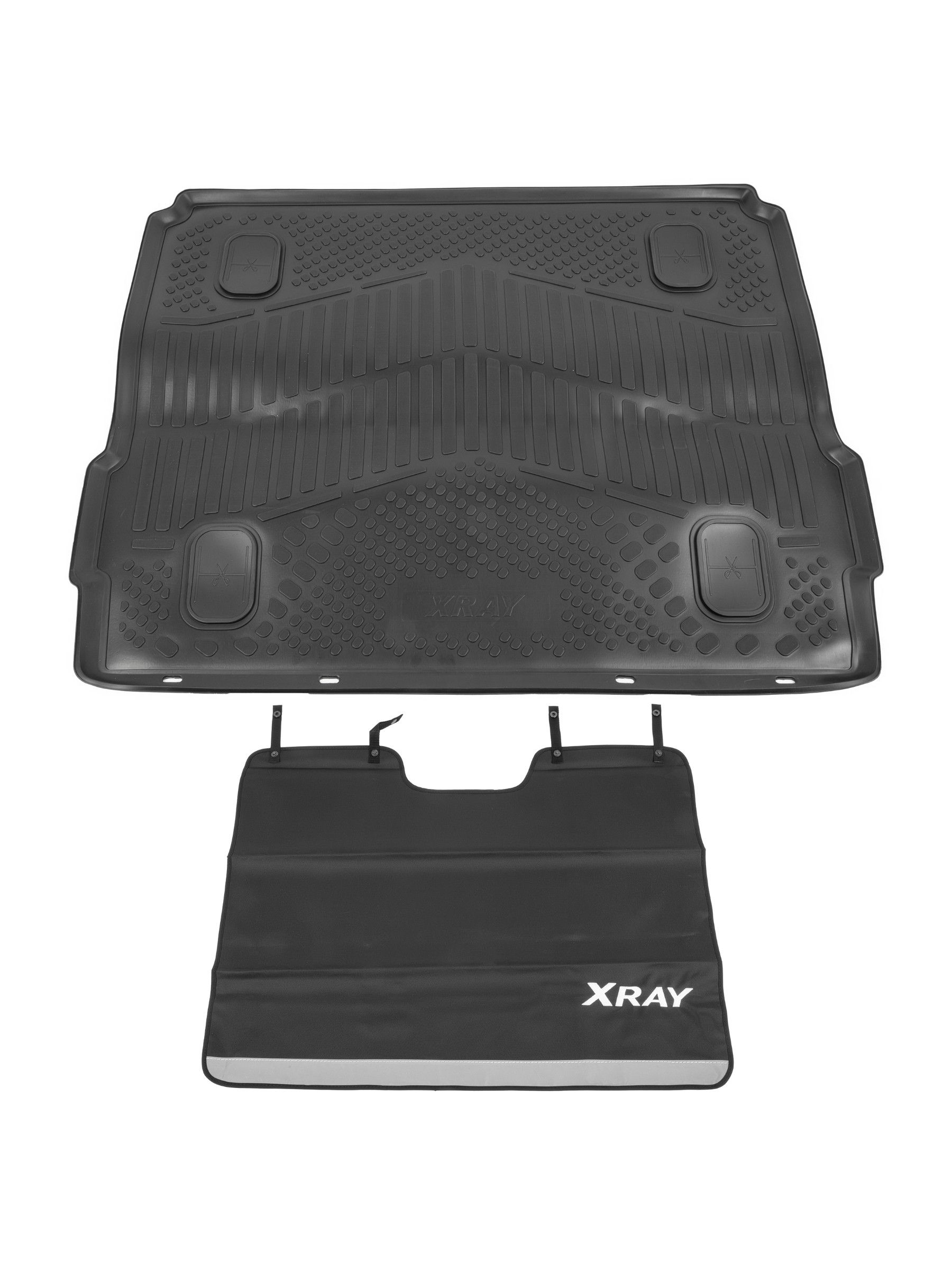 Коврик в багажник с защитным фартуком LADA 8460050012 для LADA X-RAY / X-RAY Cross