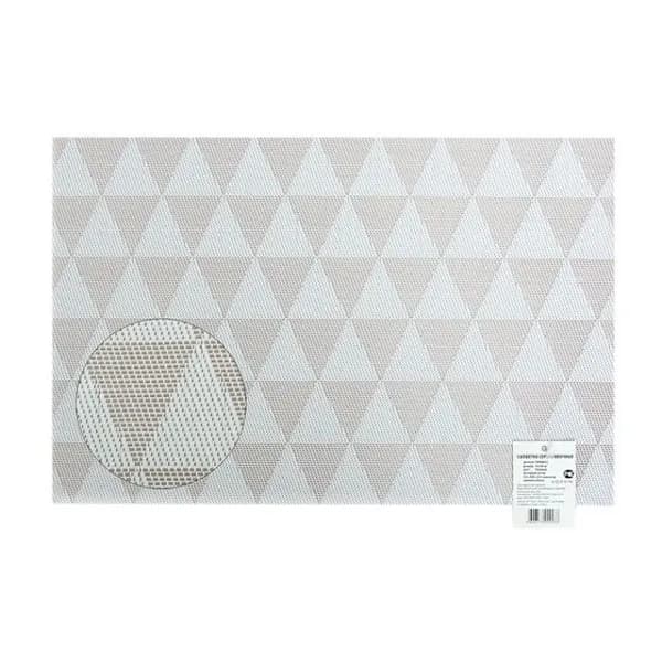 Сервировочная салфетка TODELIA 30 х 45 см Треугольники см бежевая