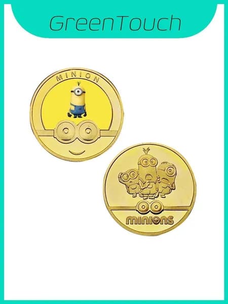 коллекционная монета миньон кейвин despicable me идеально для детских дней рождения и праздников кевин