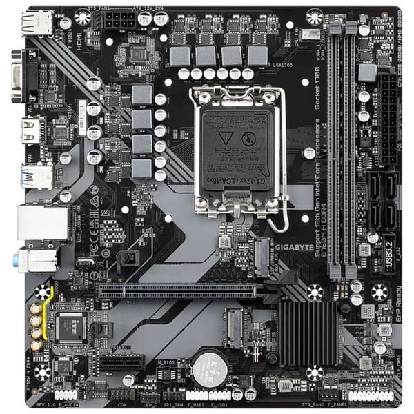 Материнская плата Gigabyte B760M H DDR4 Soc-1700 Intel B760