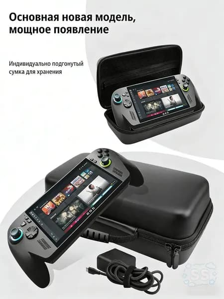 Премиумкейс портативный для ROG Ally и Ally X, обладающий влагозащитой и вместительностью, изготавливаемый из кожи с текстурой SS201
