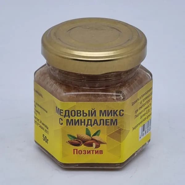 Мед микс миндаль "Позитив" 50гр
