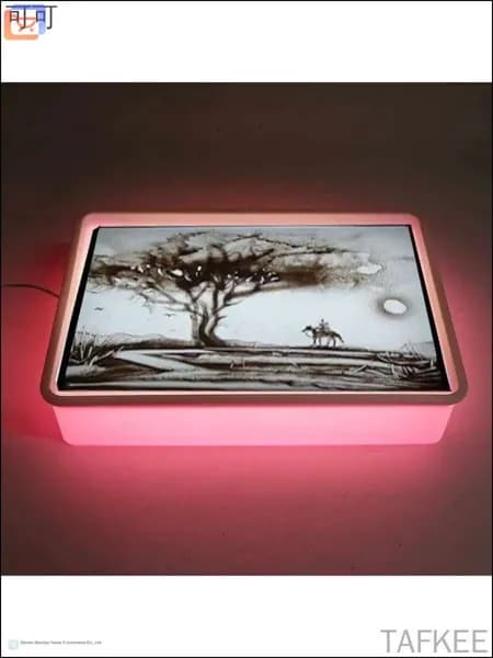 Детский стол для рисования песком (с подсветкой и usb входом)