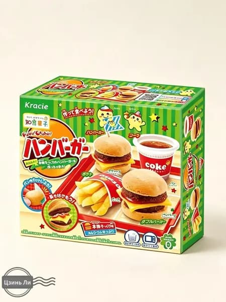 Набор конфет своими руками Popin Cookin бургер для детей Kracie Япония