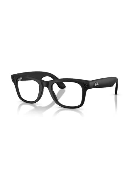 Умные очки Ray-Ban Wayfarer (Gen 2), размер 50-22-150, линзы Clear, оправа Matte Black. Товар уцененный