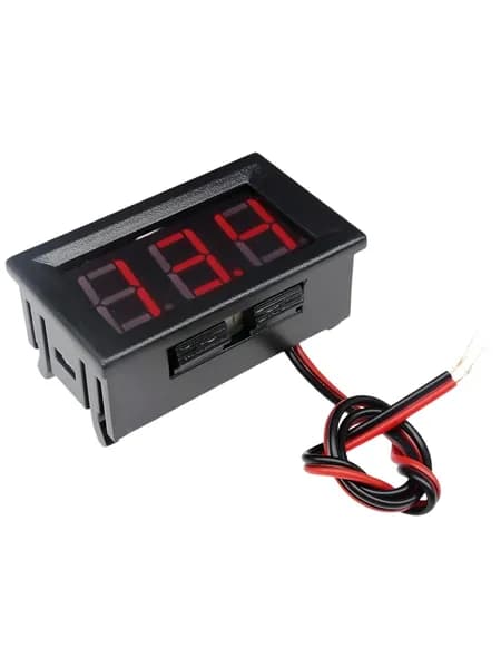 Вольтметр постоянного тока V27T-DL Red (3.2-30V)