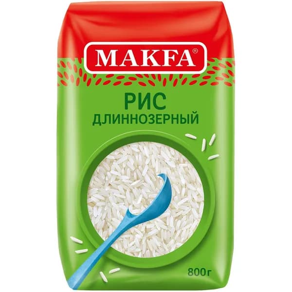Рис Makfa Длиннозерный 800 г