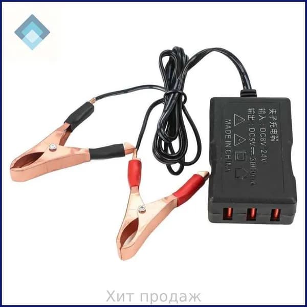 Для конвертера с аккумуляторным зажимом 12 В, 24 В, 5 В, 8 А, USB-адаптеры питания, регулятор зарядки