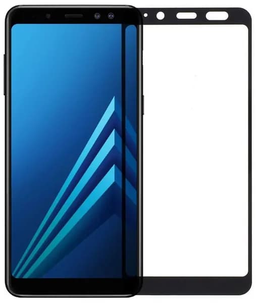 Защитное стекло 5d для Samsung Galaxy A8 2018, SM A530f, черное
