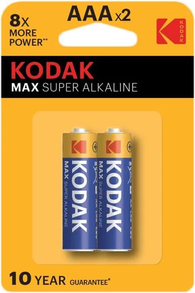 Батарейки Kodak Max Super AAA 2шт