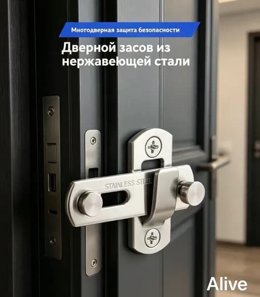 Универсальный штифт с болтовым замком из нержавеющей стали, 1 шт.