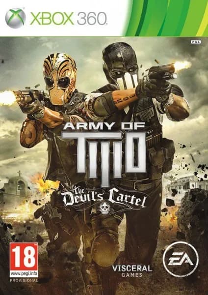 Игра Army of Two The Devils Cartel Xbox 360 Диск