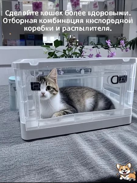 Камера для оксигенации кошек, мелких собак,610*420*345mm(88 л)