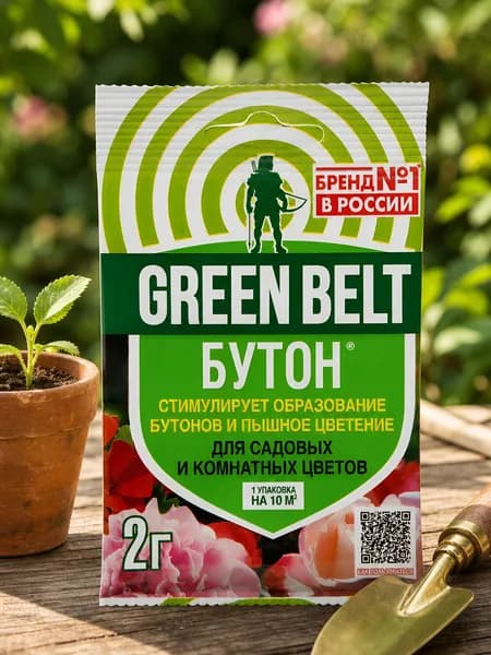 Удобрение Green Belt Бутон для цветов, органоминеральный стимулятор роста и цветения, гранулы, 2 г