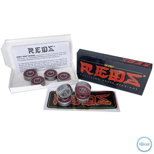 Подшипники для скейтборда, лонгборда, самоката Bones reds