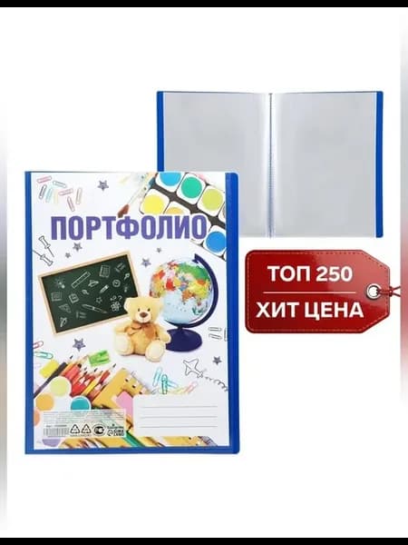 Папка портфолио А4 20 файлов