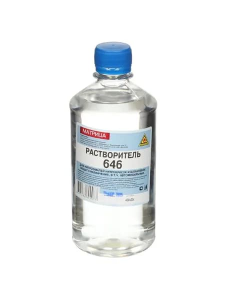 Растворитель 646 Матрица, 0.5 л, для лаков и красок