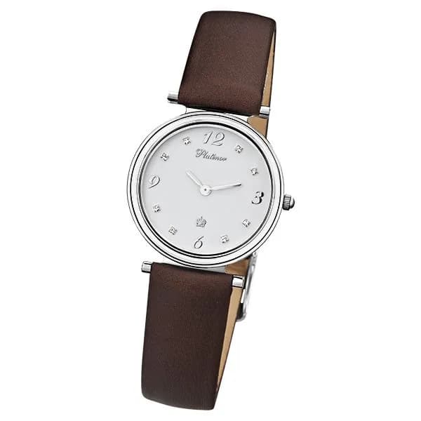 Женские серебряные часы Platinor Сабина, арт. 93200.112