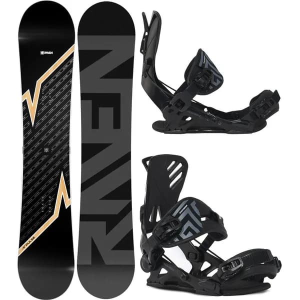 DECATHLON Сноуборд, Комплект сноуборда Raven Pulse + алюминиевые крепления Raven PRO GT 170 cm Wide