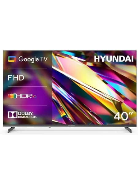 Hyundai Телевизор H-LED40BS5011 (2026), Google TV, Full HD, HLG, HDR10 40″ Full HD, черный