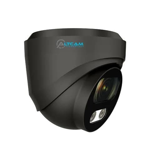 Уличная антивандальная купольная аналоговая камера видеонаблюдения AltCam DDMF21IR(b) 2 Мп с объективом 2.8 мм и ИК-подсветкой 20 м