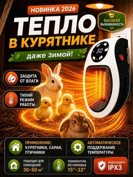 Обогреватель для теплицы с терморегулятором инфракрасный