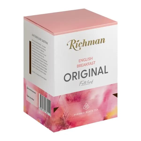 Чёрный чай Richman English Breakfast 20пир