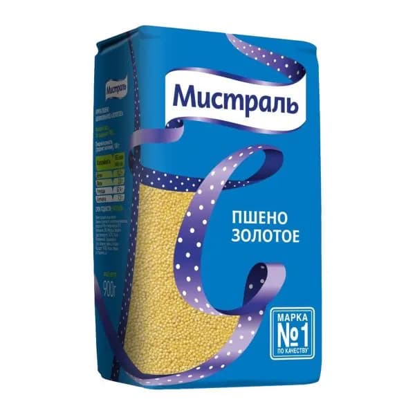 Пшено Мистраль Золотое 900г