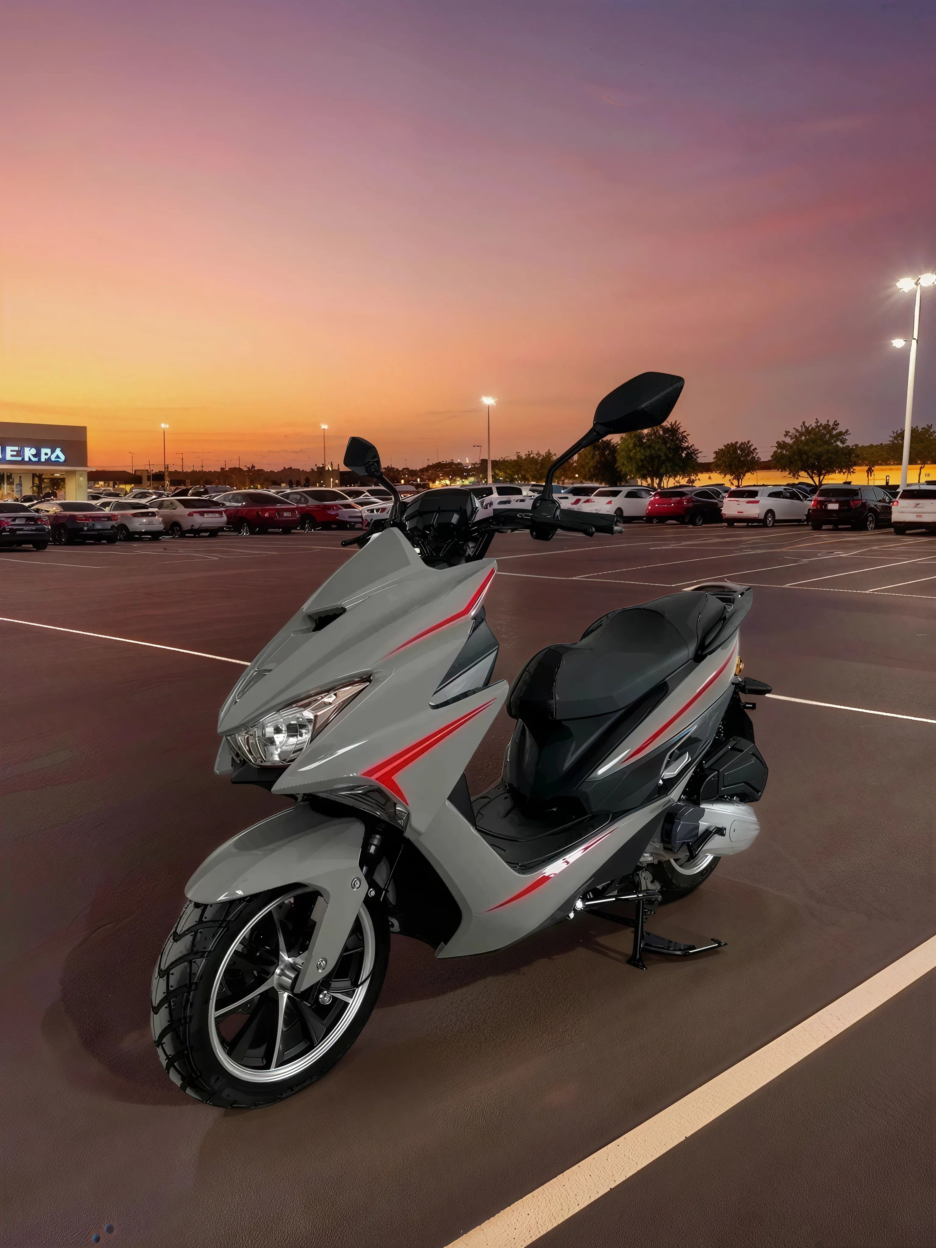 Скутер ARC (FOS) GREY 150 см3 (49,9 см3)