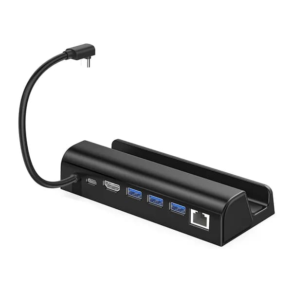 Док-станция для Steam Deck с HDMI 4K@60 Гц, гигабитным Ethernet и зарядкой 100 Вт