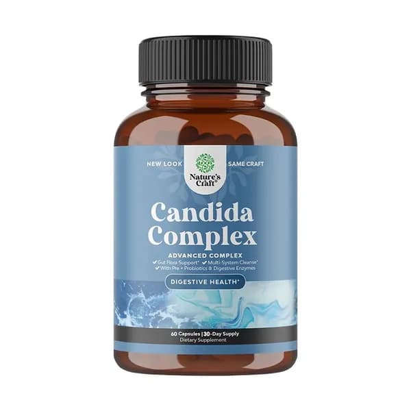 Комплексная добавка против кандидоза (Candida albicans), баланс кишечной микробиоты, иммунитет, 60/90 капсул.