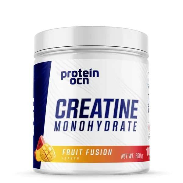 Protein Ocean Премиальный Креатин, Быстрорастворимый, Поддержка Силы и Выносливости для Спортсменов, Фруктовый Вкус, 300 г