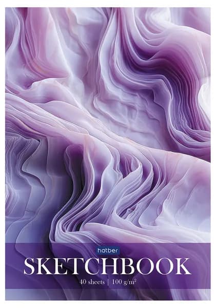 Скетчбук SketchBook Нежный флер без линовки А5, 40 л