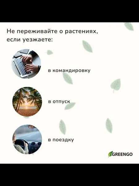 Автополив для растений набор из 2 шт. — надежное увлажнение