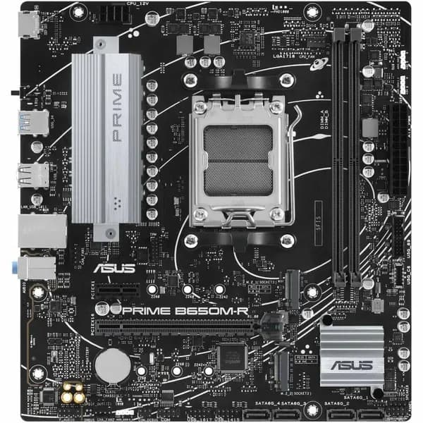 Материнская плата Asus PRIME B650M-K SocketAM5 AMD B650 2xDDR5 mATX AC 97 8ch(7.1) 2.5Gg RAID+VGA+HDMI