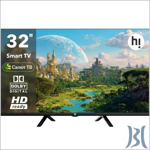 Hi Телевизор HS-32H01FB 32″ HD, черный