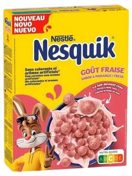 Готовый завтрак Nesquik "Шарики со вкусом клубники", 310 г