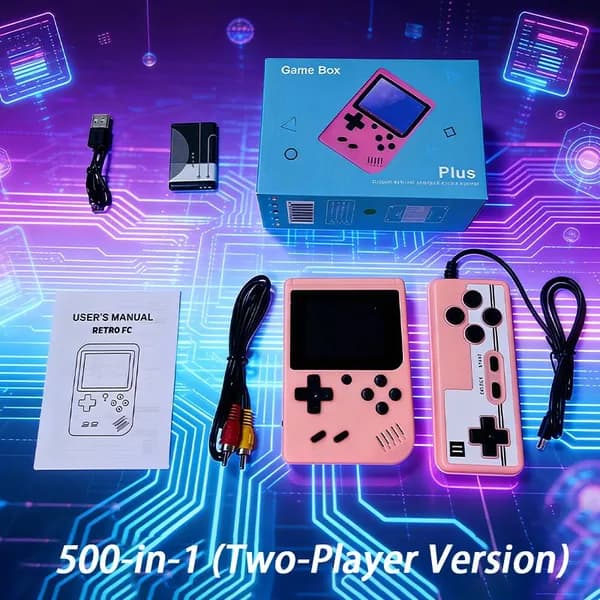 Портативная игровая консоль 500 в 1 Двойная версия