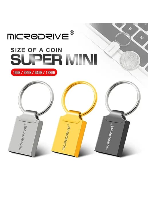Черная флешка MicroDrive MC016G1116 32 ГБ USB