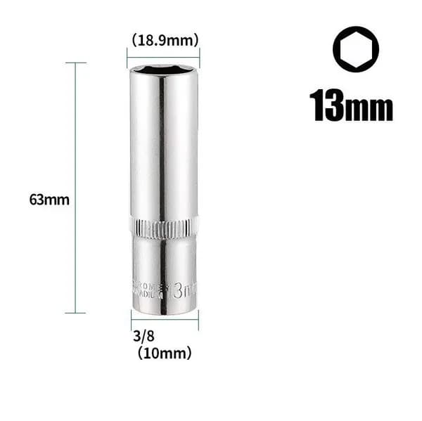 1 шт. переходник для глубокой торцевой головки 3/8", шестигранный ключ с трещоткой, инструмент 8-24 мм