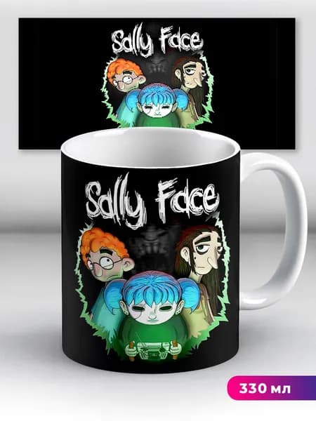 Кружка Sally Face Салли Фейс Ларри Тодд трое