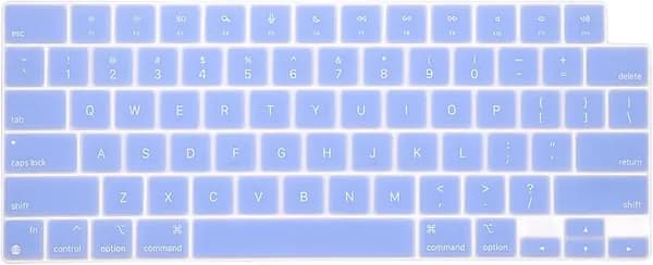 Чехол для клавиатуры MacBook Air 15 и 13.6 дюймов, Mac Book Pro 14 и 16 , американский макет, английская версия моделей M4 M3 M2 M1