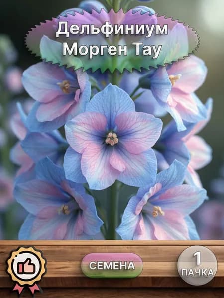 Дельфиниум Морген Тау, семена 10 шт